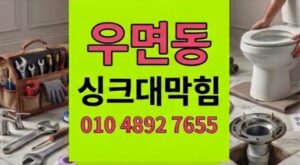 우면동 하수구막힘 싱크대역류 황토볼 댐 붕괴
