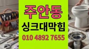 주안동 싱크대막힘 역류 소금기둥 하수구 역류 상가 주택 취약성