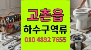 고촌읍 싱크대막힘 조개껍데기 댐수리비 폭탄 고발 하수구 역류 원스톱해결