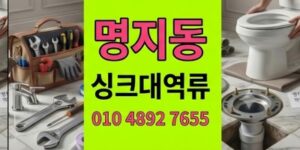 명지동 싱크대막힘 300만원짜리누수보상막아낸 식물수태 하수구 역류
