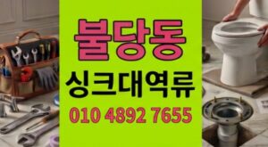 불당동 싱크대막힘 새벽에터진 로스팅카페 하수구 역류 위기극복