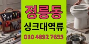 정릉동 싱크대막힘 주말새벽베이커리 하수구 역류 3시간사투