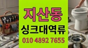 지산동 싱크대막힘 치아씨드 늪파괴로 하수구 역류 1시간컷