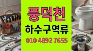 풍덕천 싱크대막힘 5번 뚫어도 실패한 하수구 역류 야간범인검거